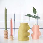 Fluxo Ceramic Vase -  Large Pistachio Green