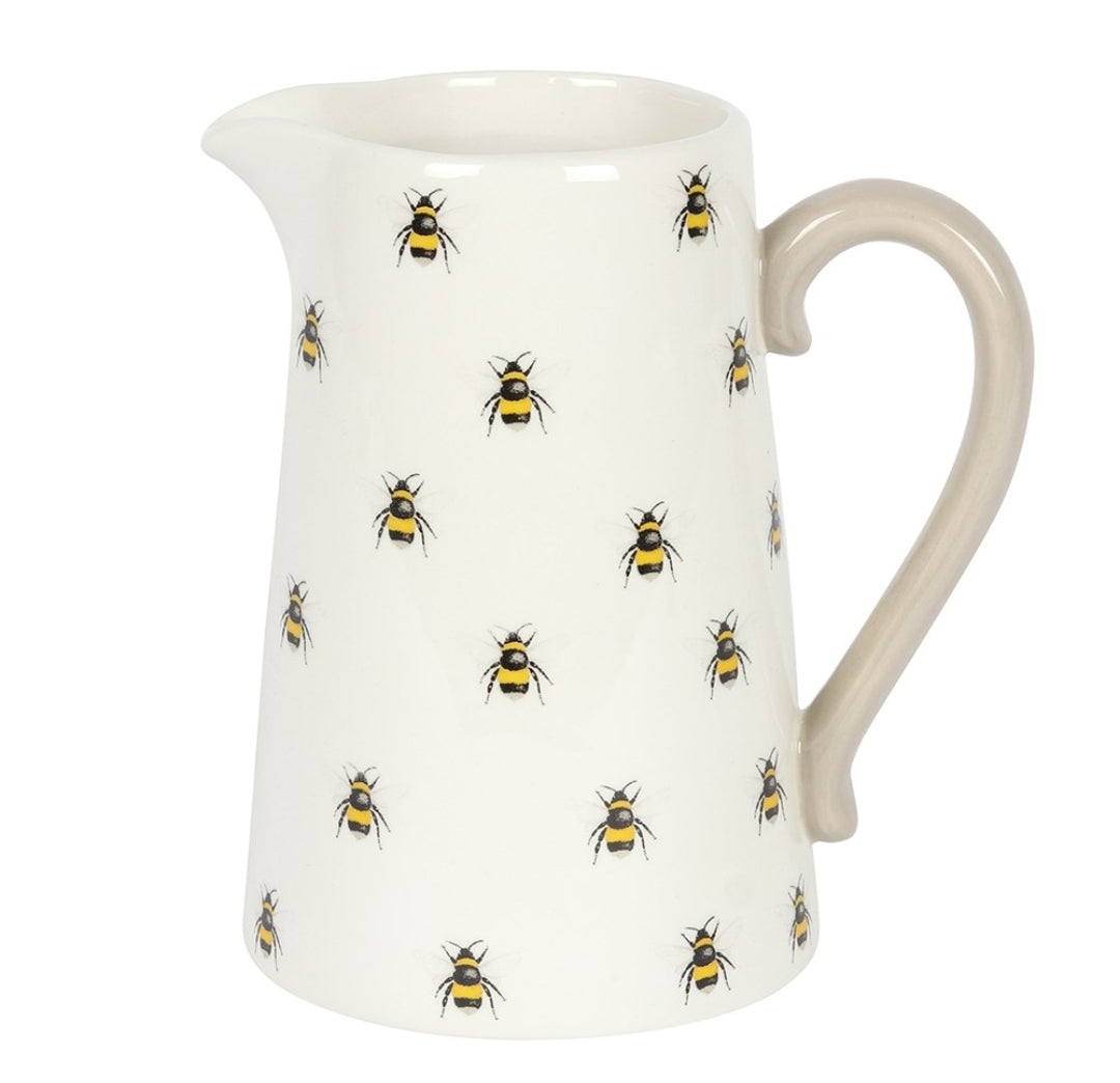Ceramic Bee Flower Jug