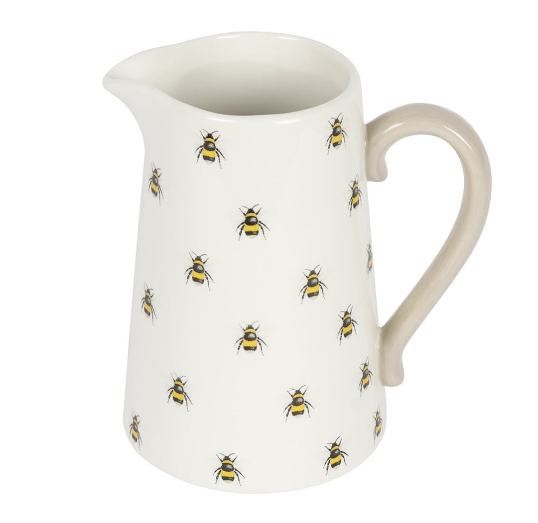 Ceramic Bee Flower Jug