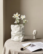 Crumpled Ceramic Vase