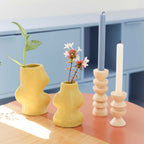 Fluxo Ceramic Vase -  Small Pistachio Green